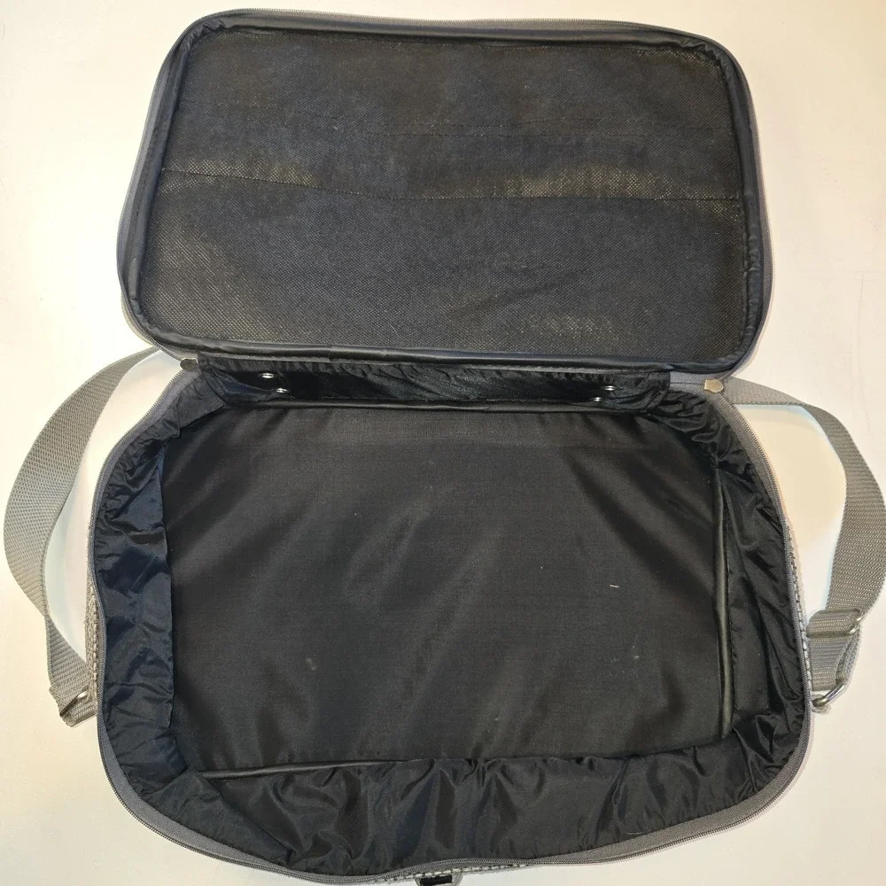 Samsonite Profile Tweed 1987 Gray Shoulder Bag Carry‎ On Small Suitcase